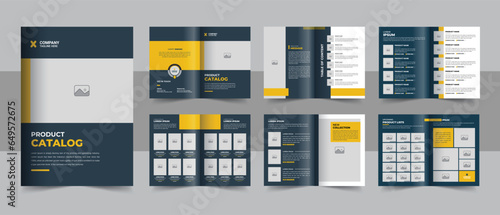 Product Catalog or Catalogue Design, Company product catalogue design template, Minimalist product brochure template design