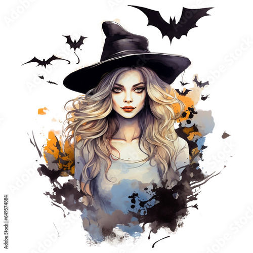 girl with witches hat