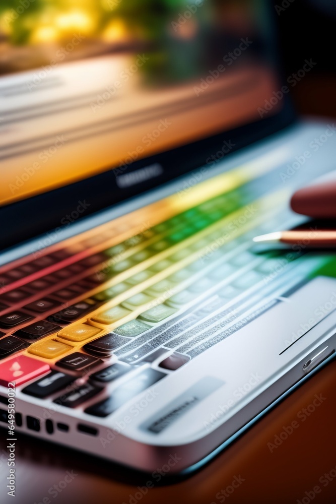 close up of a keyboard