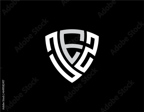 JEZ creative letter logo design vector icon illustration