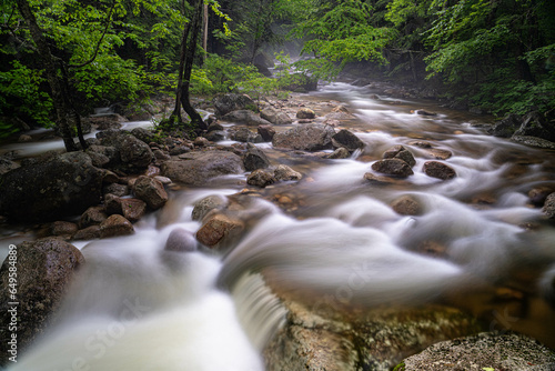 Flowing waters of Sabbaday Brook photo