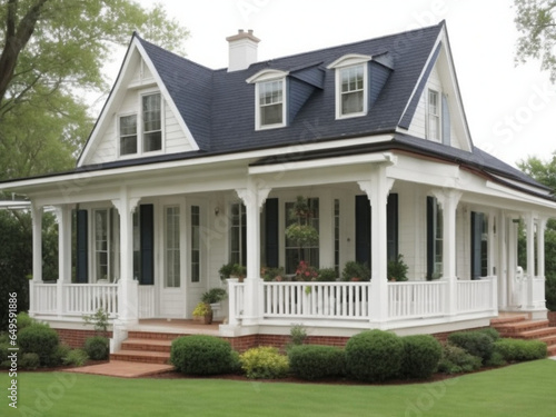 Two-story home in classic American style.