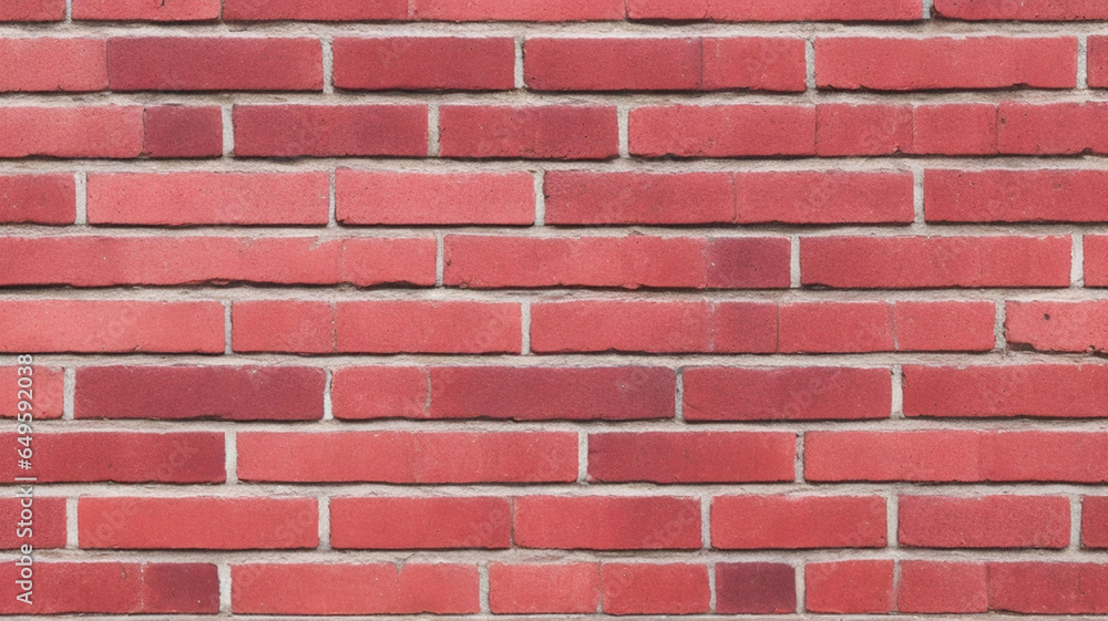 Obraz premium A close-up background of a red brick wall.