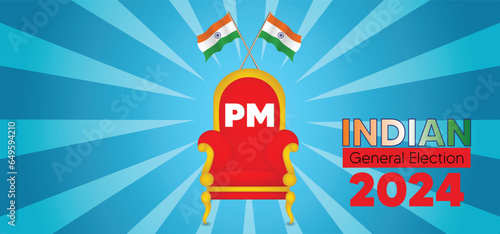 Indian general election, 2024 Prime Minister of India vector poster