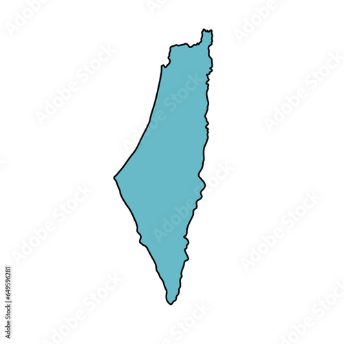 Palestine geography map