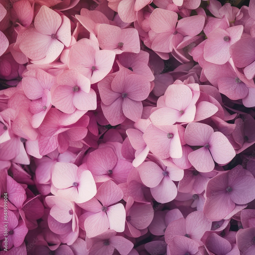 hydrangea flowers background 
