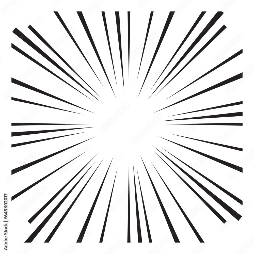 Obraz premium Speed Line Comic