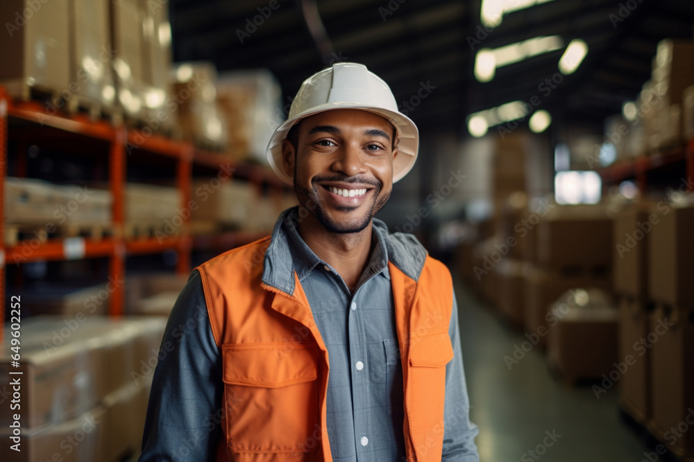 Helmet man factory male industrial safety working indoor job warehouse business storage management occupation Helmet man factory male industrial safety working indoor job warehouse business storage management occupation