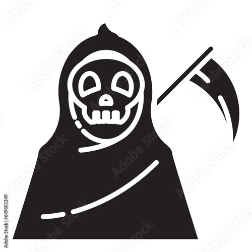 reaper with sickle icon