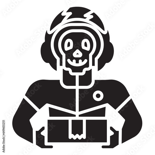 skull raider delivery icon