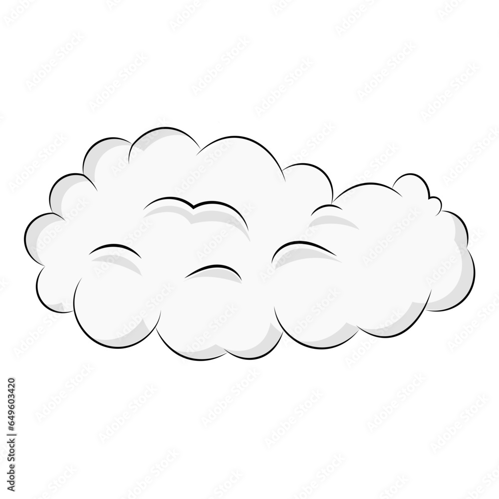 Comic Smoke Cloud Effect Comic Smoke Cloud Effect