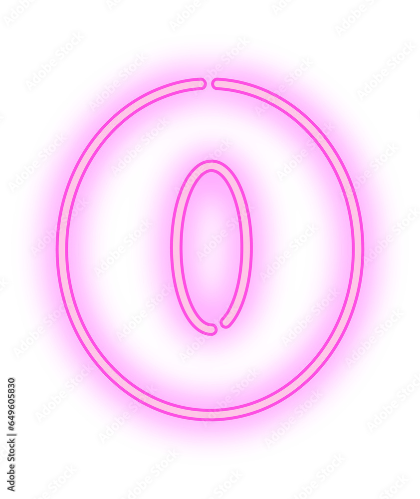 Neon Pink color letters Neon Pink color letters
