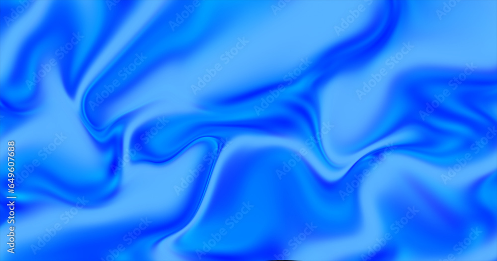 Fototapeta premium Abstract Liquid marble background of water waves, waves, and moving colorful liquid paint in high resolution. Blue-colored liquid marble background.