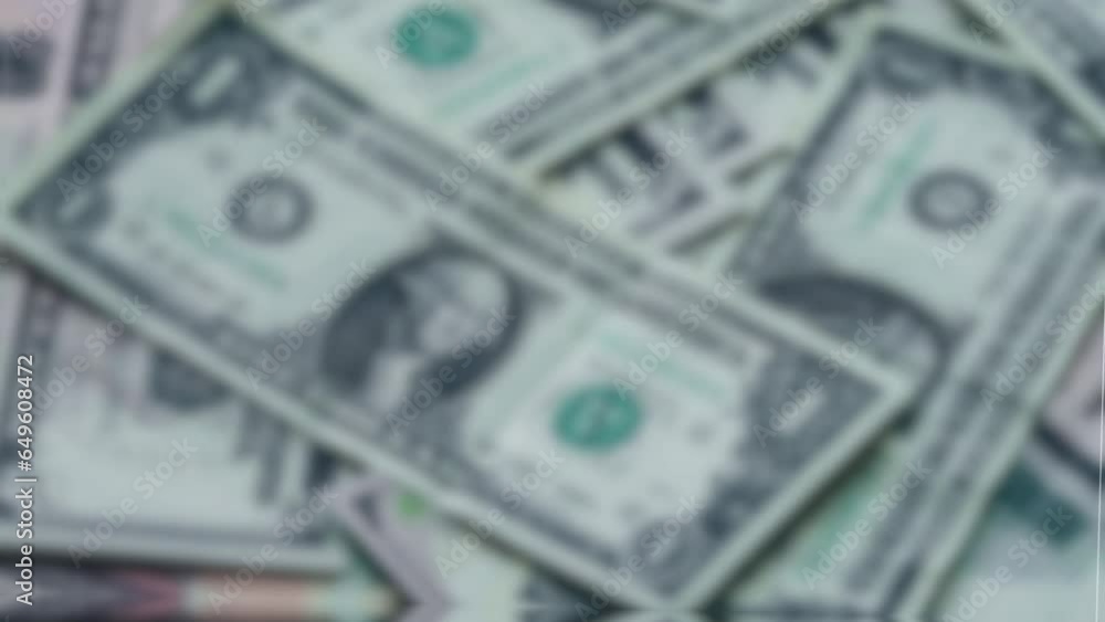 Inflation on dollar currency in the market. Increasing and decreasing value of money. Economic Depression. Inflation's impact on the Economy and Finance Inflation on dollar currency in the market. Increasing and decreasing value of money. Economic Depression. Inflation's impact on the Economy and Finance