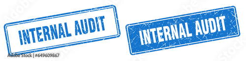 internal audit stamp set. internal audit square grunge sign