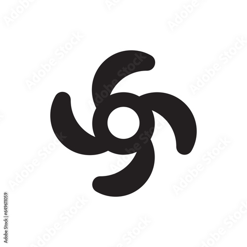 propeller icon vector