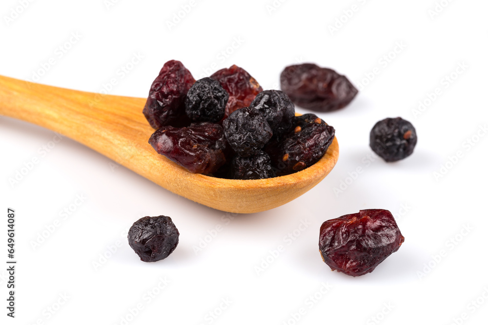 Dried cranberries, cherries and blueberries Dried cranberries, cherries and blueberries