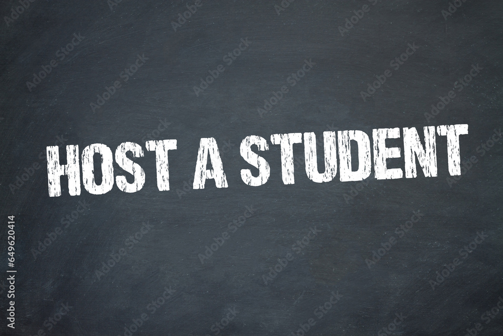Obraz premium Host a Student 