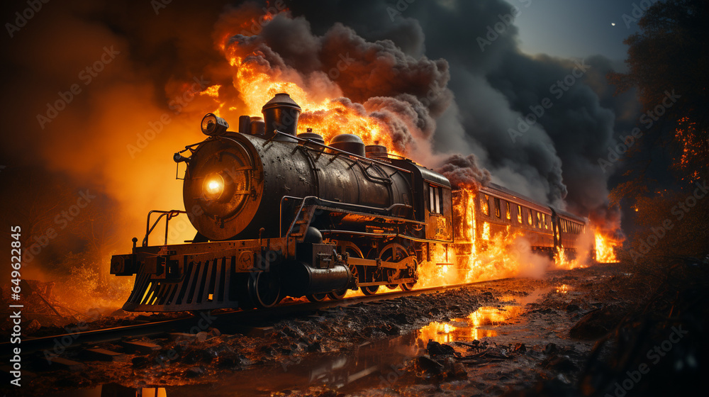 Train with fire. Train with fire.