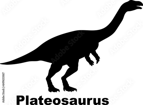 Plateosaurus Dinosaur silhouette dinosaur monogram dinosaur species dinosaur breed types of dinosaurs  types of dinosaurs  dinosaur monogram  dinosaur breed