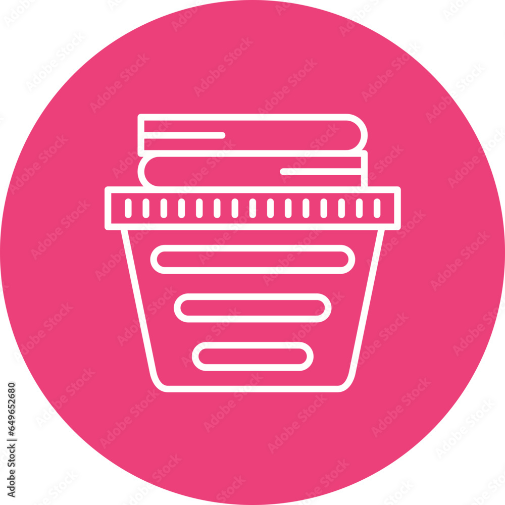 Laundry Basket Icon Laundry Basket Icon