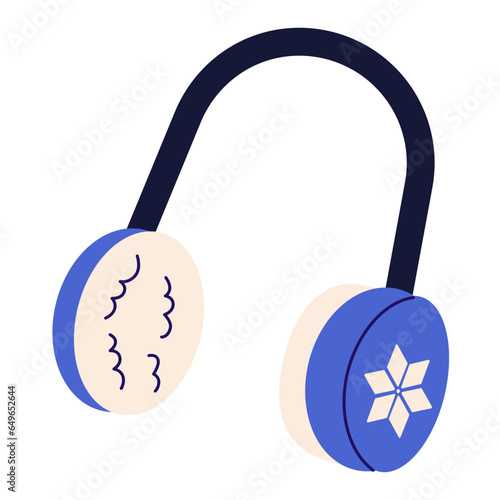 Winter Earmuffs Illustration