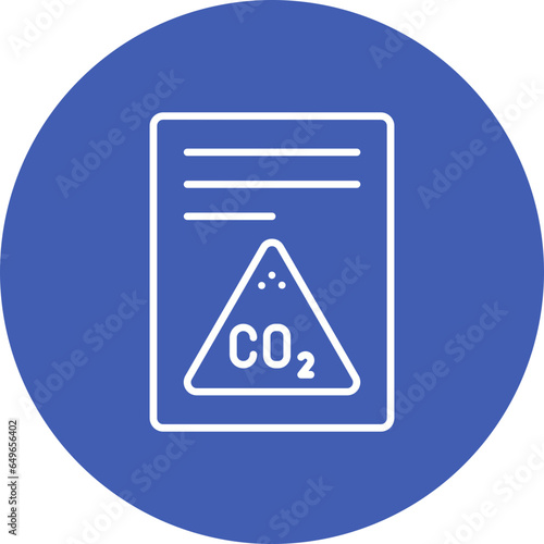 Carbon dioxide Report Icon