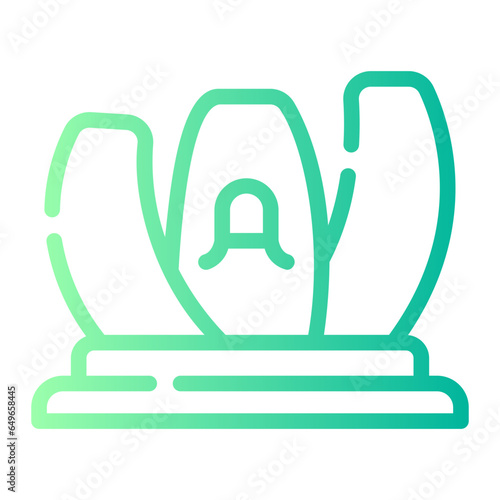 champagne Line Gradient Icon