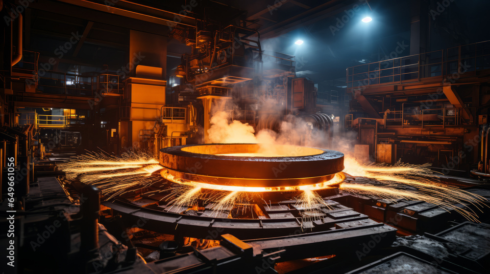 Iron and Steel making Factory generative ai