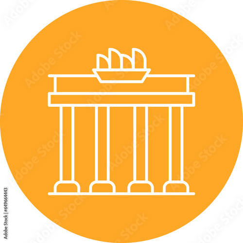Brandenburg Gate Icon