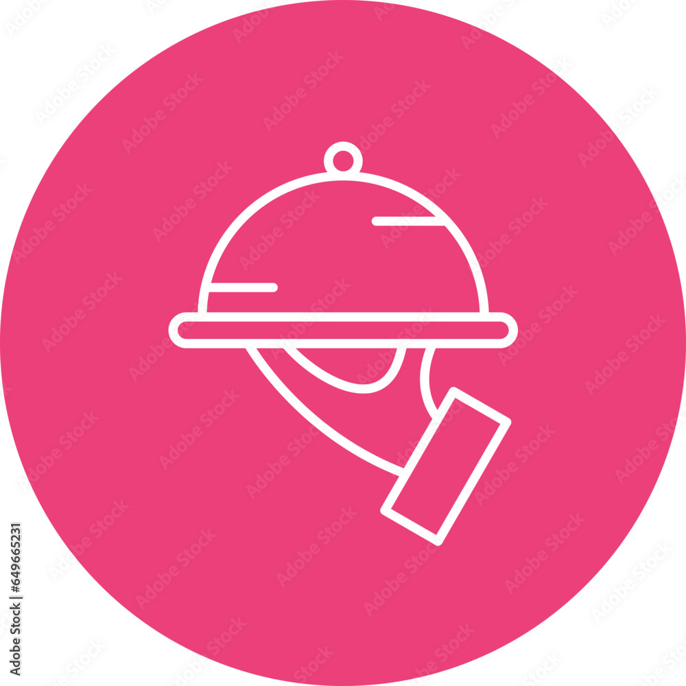 Fototapeta premium Room Service Icon