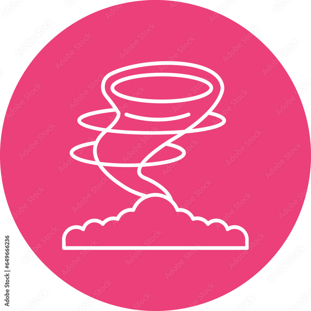 Obraz premium Dust Storm Icon