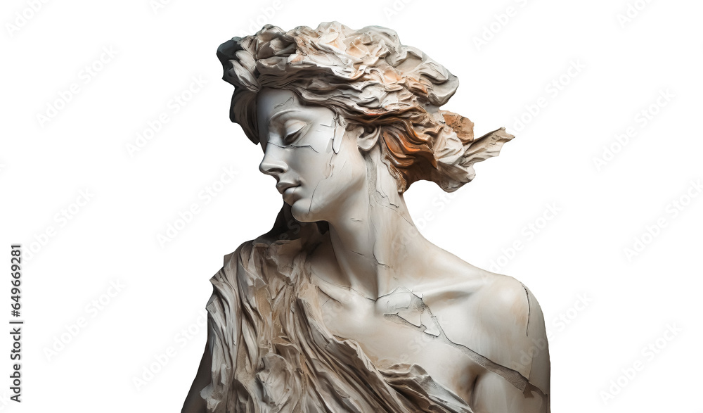 Modern Interpretations of Greek Renaissance Sculpture, High-Quality Modern Greek Sculpture PNG 
