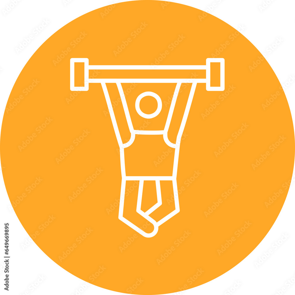 Chin Ups Icon Chin Ups Icon