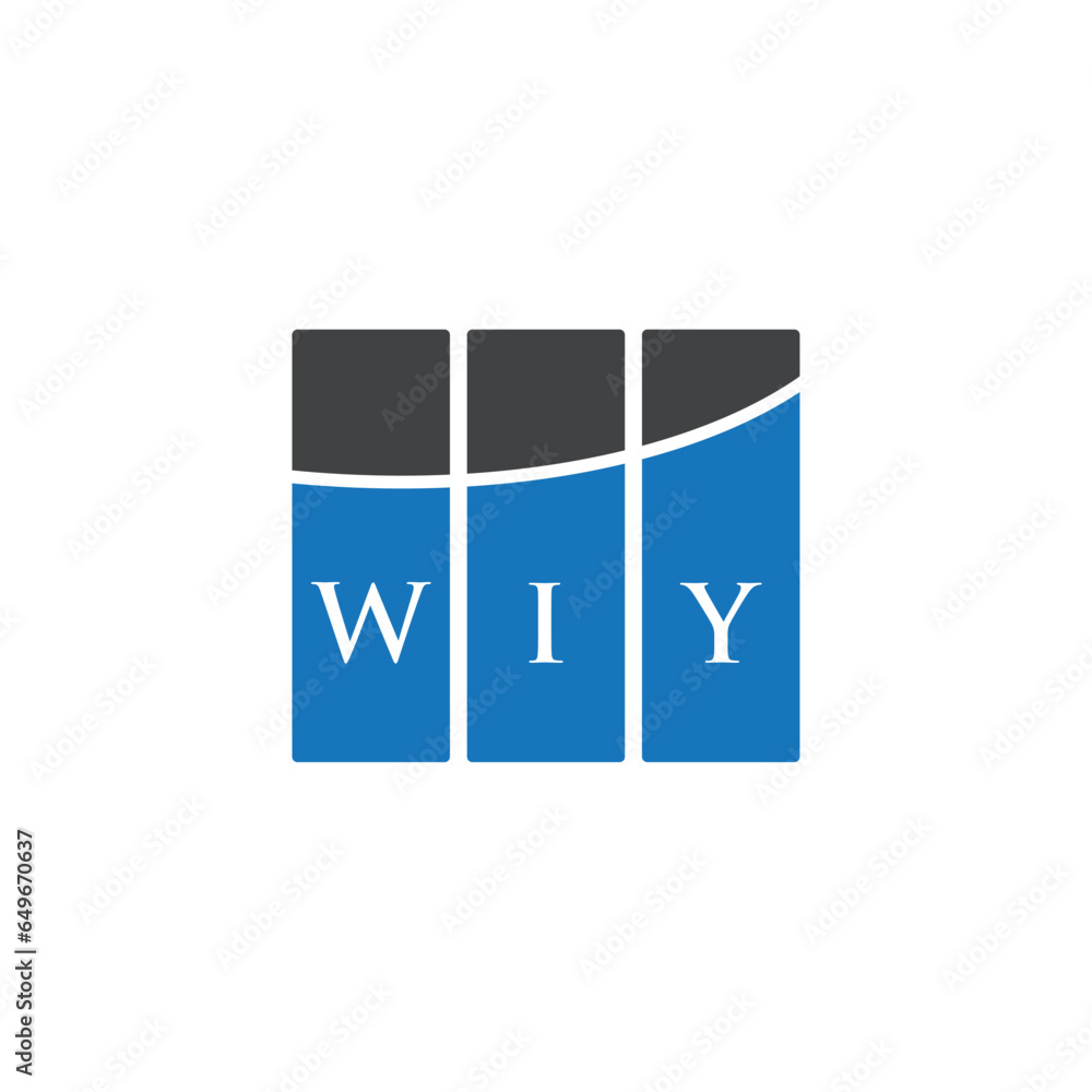 WIY letter logo design on white background. WIY creative initials letter logo concept. WIY letter design. WIY letter logo design on white background. WIY creative initials letter logo concept. WIY letter design.