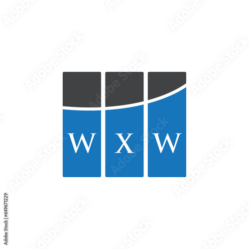 WXW letter logo design on white background. WXW creative initials letter logo concept. WXW letter design.