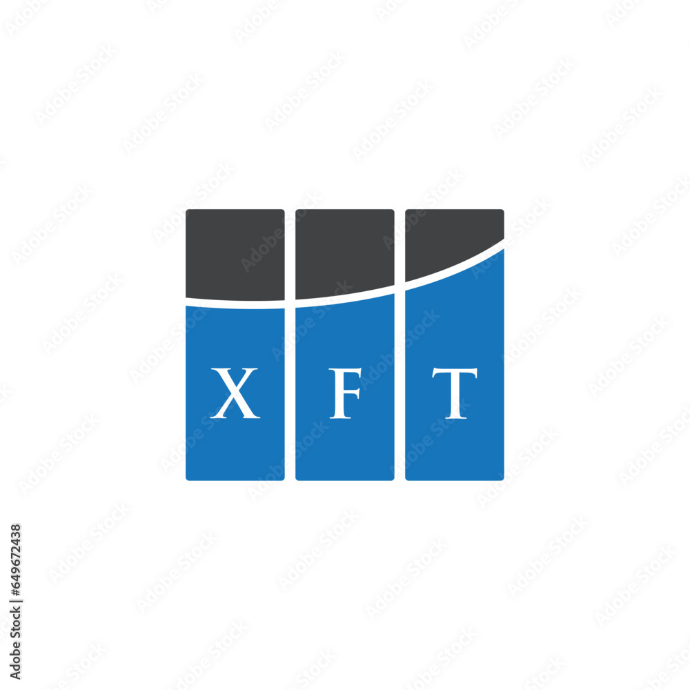 XFT letter logo design on white background. XFT creative initials letter logo concept. XFT letter design. XFT letter logo design on white background. XFT creative initials letter logo concept. XFT letter design.