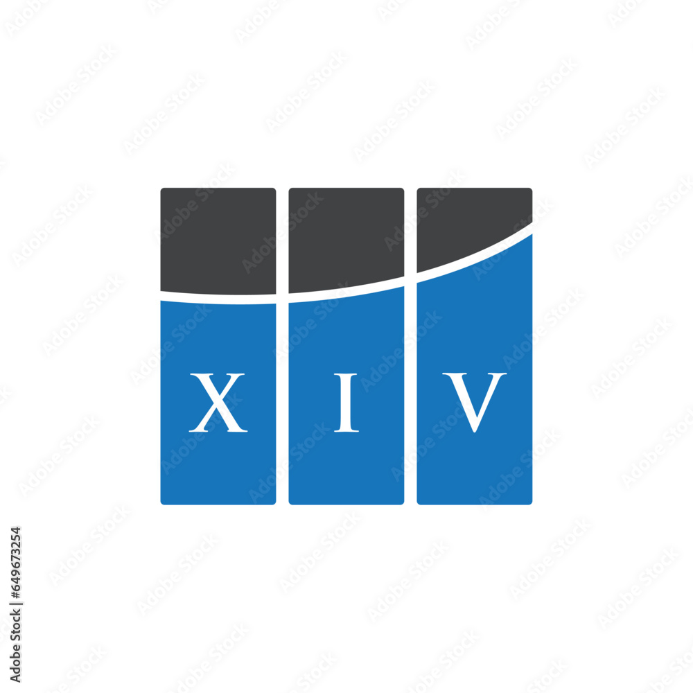 XIV letter logo design on white background. XIV creative initials letter logo concept. XIV letter design. XIV letter logo design on white background. XIV creative initials letter logo concept. XIV letter design.
