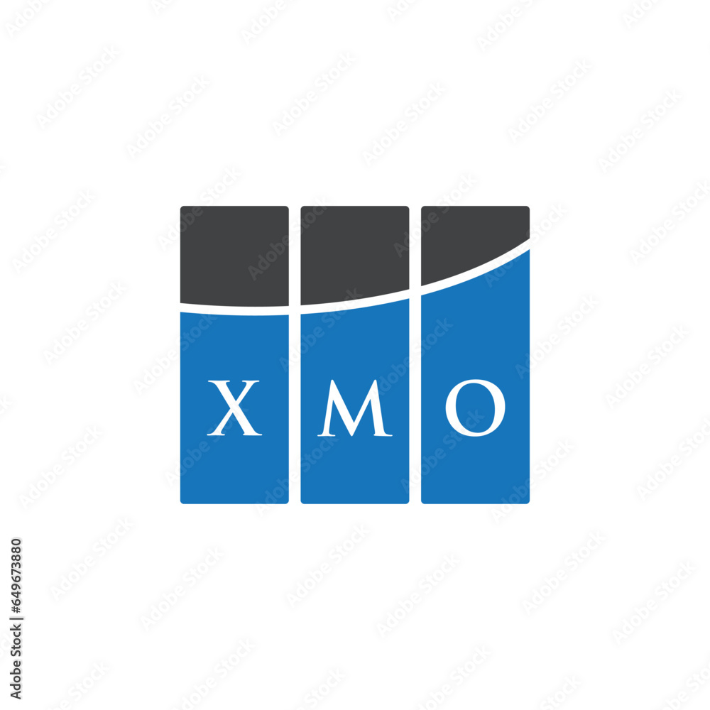 XMO letter logo design on white background. XMO creative initials letter logo concept. XMO letter design. XMO letter logo design on white background. XMO creative initials letter logo concept. XMO letter design.