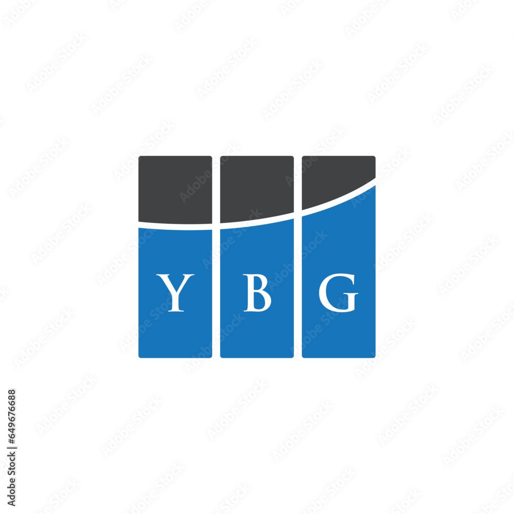 YBG letter logo design on white background. YBG creative initials letter logo concept. YBG letter design. YBG letter logo design on white background. YBG creative initials letter logo concept. YBG letter design.