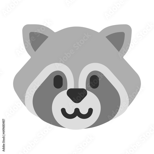 Raccoon - Vector Emoji
