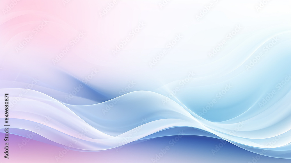 Fototapeta premium light soft color wave line on white background abstract in motion background