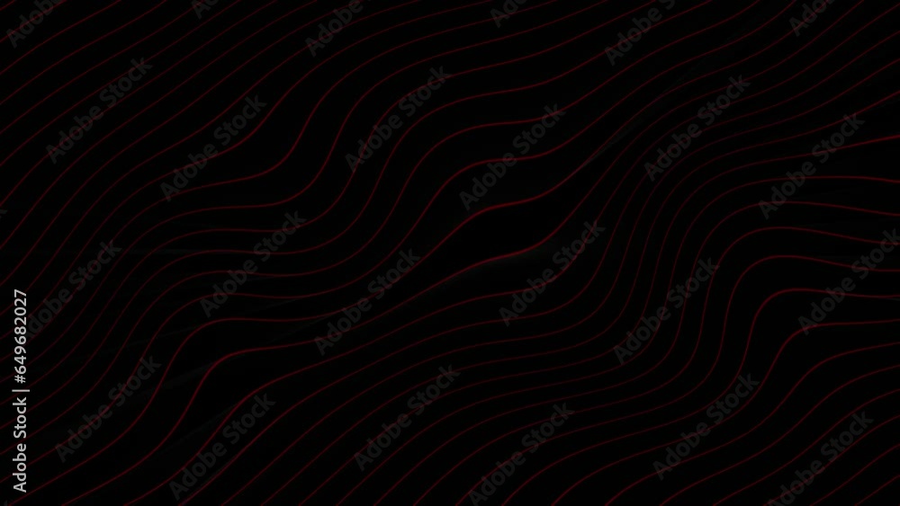 Abstract thin random red lines on black background Abstract thin random red lines on black background