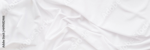 Close up texture of white fabric or fabric texture use for web design and fabric background	