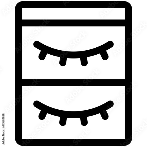 eyelashes icon illustration photo
