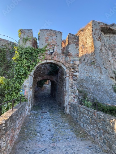 old castle in the city