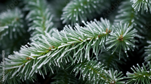 Frozen Pine Needle Textures