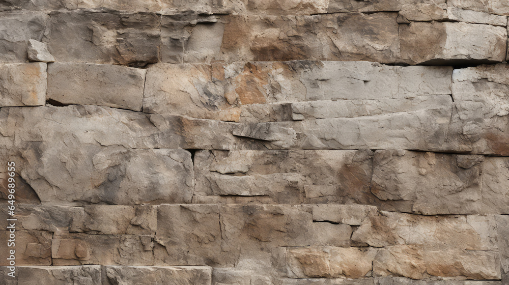 Rough stone texture with earthy tones and uneven surface. Texture for background or backdrop.