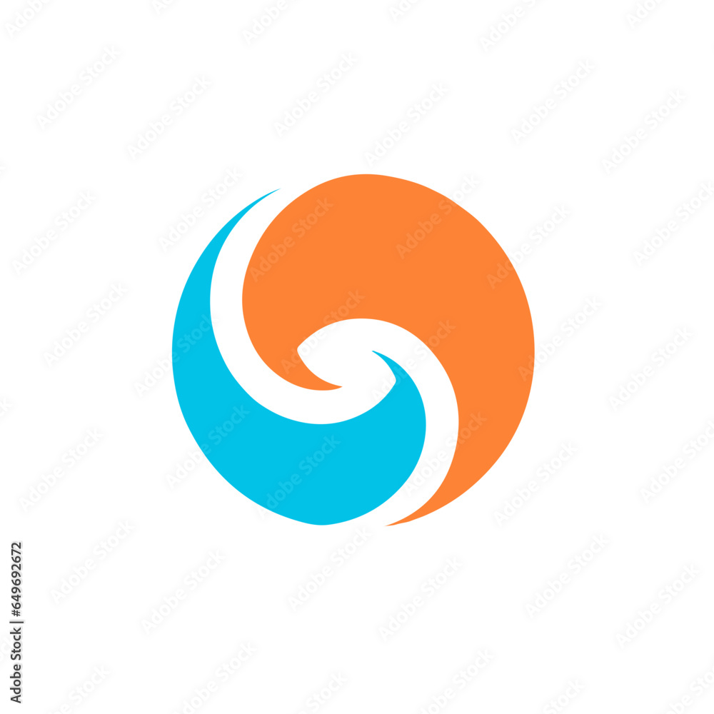 abstract circle logo abstract circle logo
