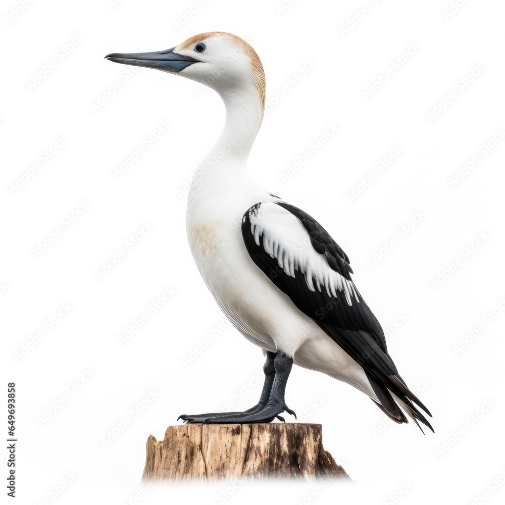 Obraz premium Pacific loon bird isolated on white background.